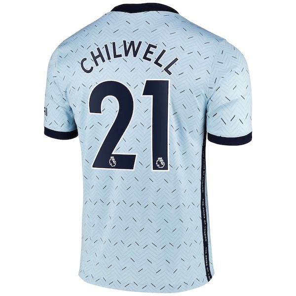 Camiseta Chelsea NO.21 Chilwell Replica Segunda Ropa 2020/21 Azul